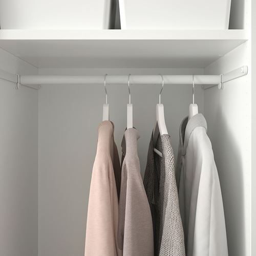 IKEA - HJALPA, adjustable clothes  rail, white, 60-100x55 cm