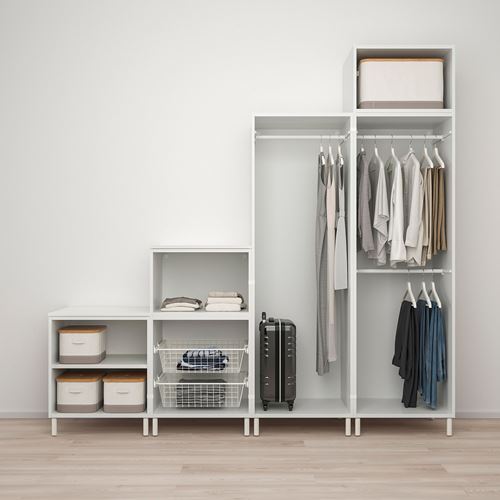 IKEA - PLATSA/FONNES, PLATSA wardrobe, white, 240x57x231 cm