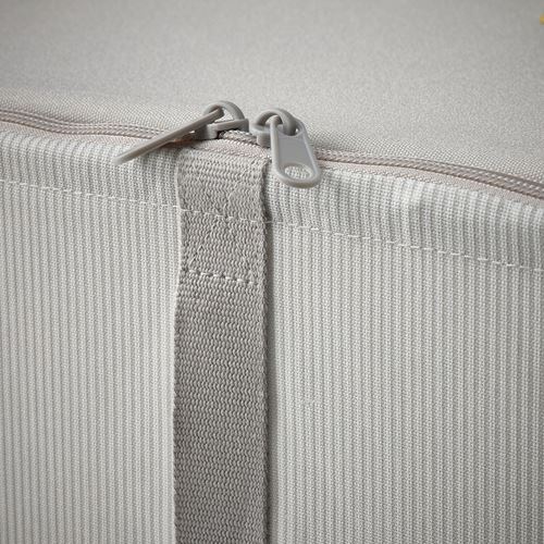 IKEA - HEMMAFIXARE, closed storage box, white/grey, 44x51x19 cm