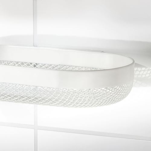 IKEA - DRÖNJÖNS, wall shelf, white, 20x11x3 cm