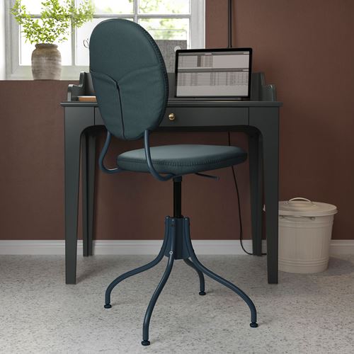 IKEA - BJORKBERGET, office chair, idekulla blue