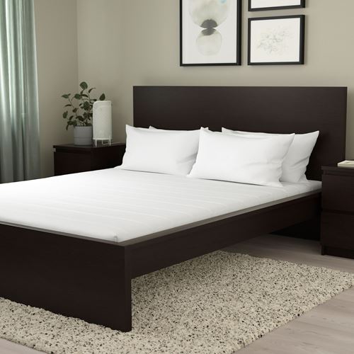 IKEA - AFJALL, double bed mattress, white, 140x200 cm