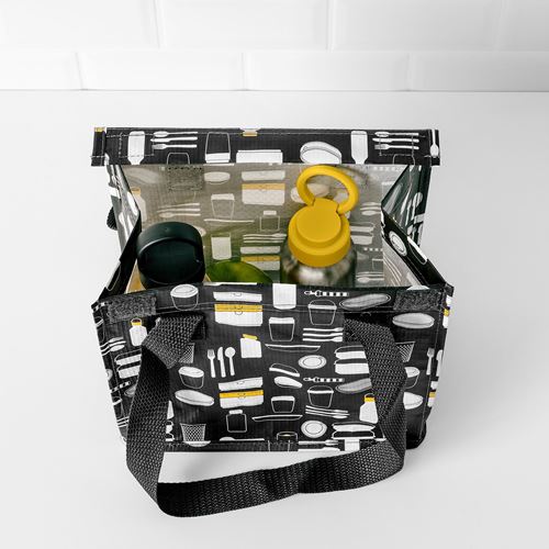 IKEA - ENKELSPARIG, bottle, stainless steel/yellow, 0,3 l