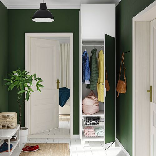 IKEA - STRAUMEN, wardrobe door, mirror, 60x180 cm