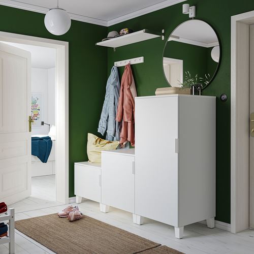 IKEA - PLATSA, PLATSA wardrobe, white, 180x57x133 cm