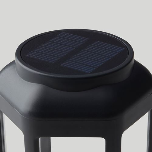 IKEA - SOLVINDEN, LED solar-powered lighting, black, 8x41 cm