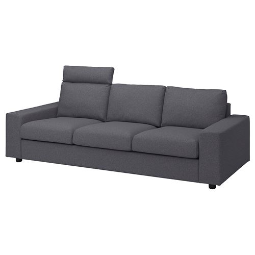 IKEA - VIMLE, 3-seat sofa, Gunnared medium grey