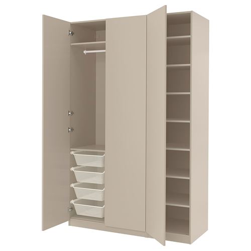 IKEA - PAX/FORSAND, PAX wardrobe, beige, 150x60x236 cm