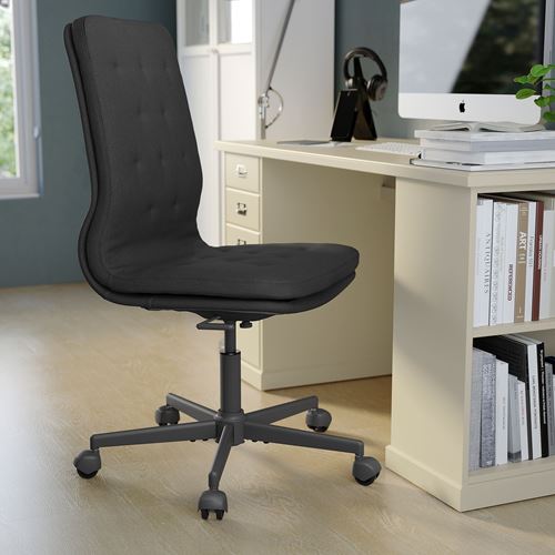 IKEA - MULLFJALLET, office chair, naggen dark grey