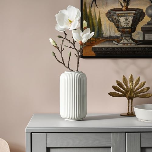 IKEA - SMYCKA, artificial flower, white, 61 cm