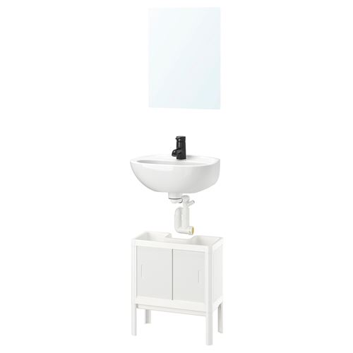 IKEA - LILLTJARN/SKATSJÖN, bathroom furniture set, white, 45x35 cm