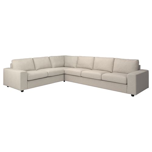 IKEA - VIMLE, 5-seat corner sofa, Gunnared beige