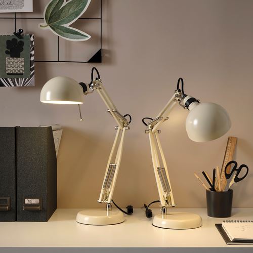 IKEA - FORSA, work lamp, beige