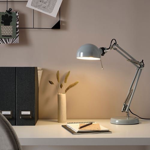 IKEA - FORSA, work lamp, turquoise