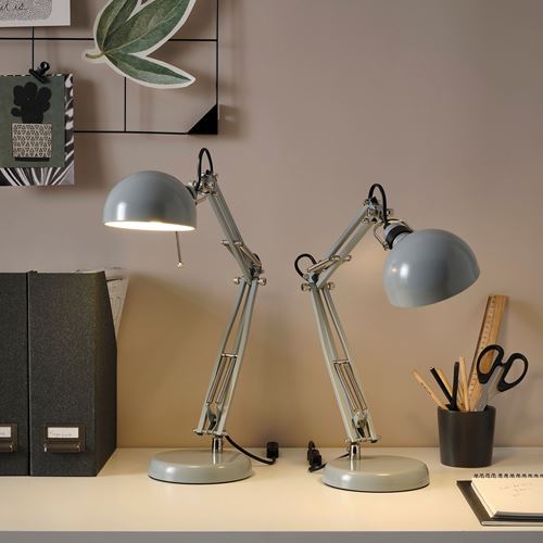 IKEA - FORSA, work lamp, turquoise