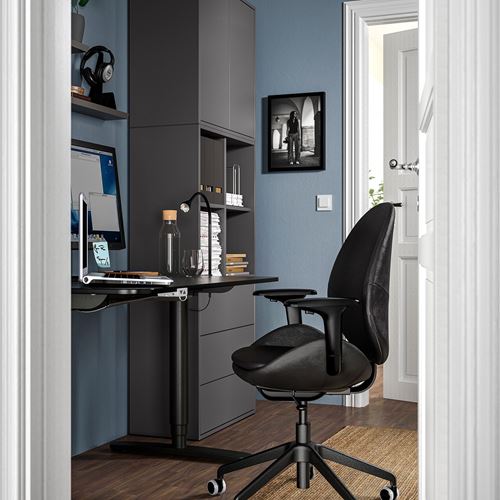 IKEA - HATTEFJALL, office chair, smidig black