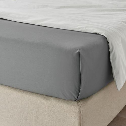 IKEA - ULLVIDE, double sheet, grey, 240x260 cm