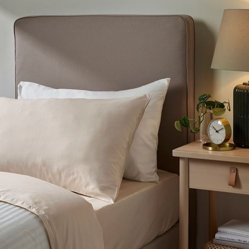 IKEA - NATTJASMIN, pillowcase, light beige, 50x60 cm