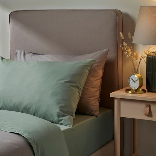 IKEA - ULLVIDE, pillowcase, grey-green, 50x60 cm