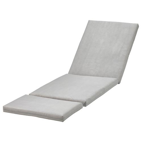 IKEA - DUVHOLMEN, inner cushion for sun lounger pad, grey, 190x60 cm