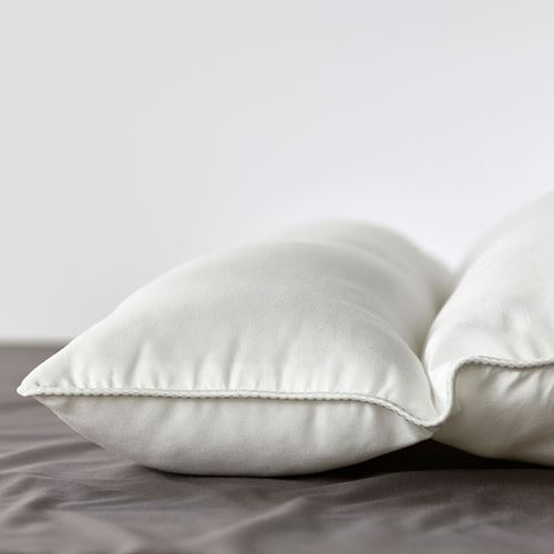 NABBSTARR, ergonomic pillow, white, 50x60 cm