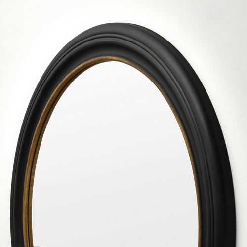 IKEA - ALMARÖD, wall mirror, black, 80 cm