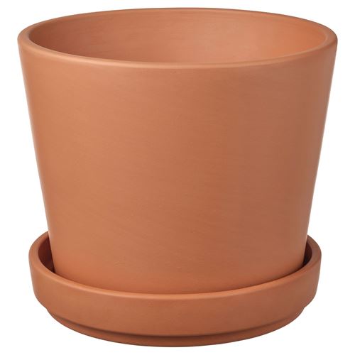 IKEA - BRUNBAR, earthenware plant pot, terracotta, 15 cm