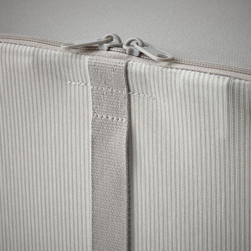 IKEA - HEMMAFIXARE, closed storage box, white/grey, 69x51x19 cm