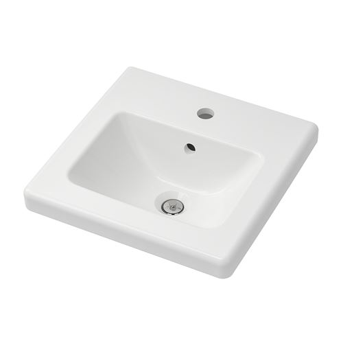 IKEA - TVALLEN, wash-basin, white, 44x43x5 cm