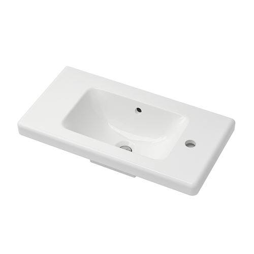 IKEA - TVALLEN, wash-basin, white, 64x33x5 cm