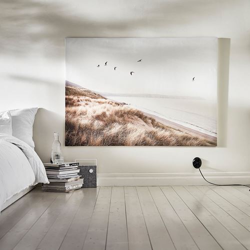IKEA - BJÖRKSTA, çerçeveli resim, çok renkli, 140x100 cm