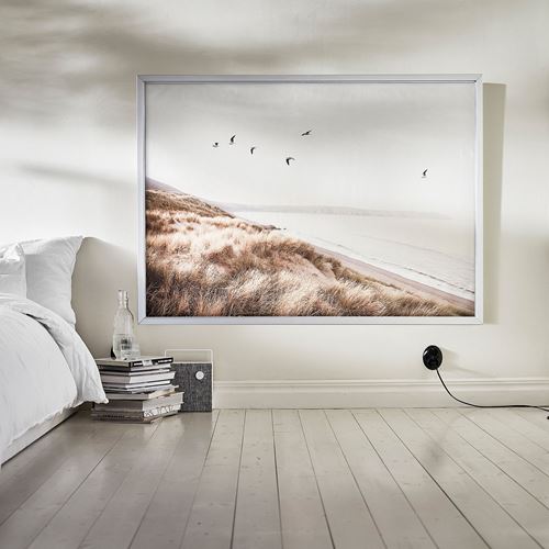 IKEA - BJÖRKSTA, çerçeveli resim, çok renkli, 140x100 cm