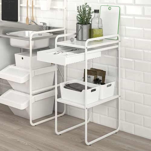 IKEA - SUNNERSTA, organizer unit, white, 56x38 cm