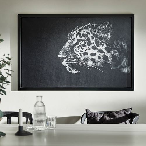 IKEA - BJÖRKSTA, picture with frame, multicolour, 118x78 cm