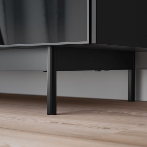 IKEA - RANNAS, tv bench, black, 180x40 cm