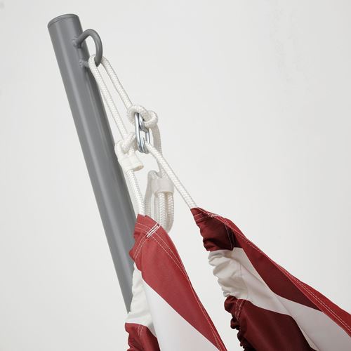 IKEA - GARÖ/HAMNÖN, ayaklı hamak, gri-kırmızı-beyaz