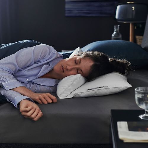 NABBSTARR, ergonomic pillow, white, 50x60 cm