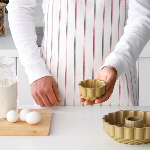 IKEA - TARTBAK, baking tin, golden colour, 180 ml