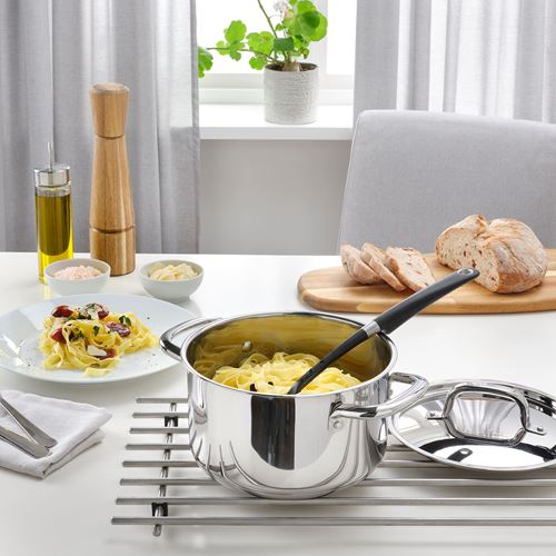 IKEA - IKEA 365+, steel pot, stainless steel, 3 l