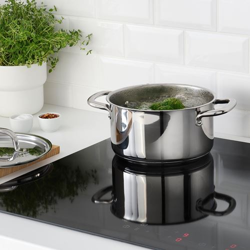 IKEA - IKEA 365+, steel pot, stainless steel, 3 l