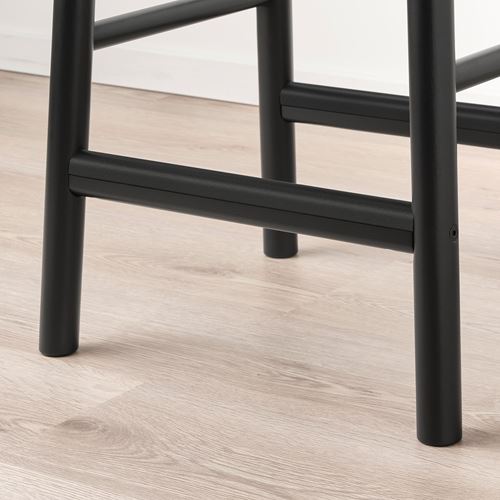 IKEA - RÖNNINGE, bar stool, black, 63 cm