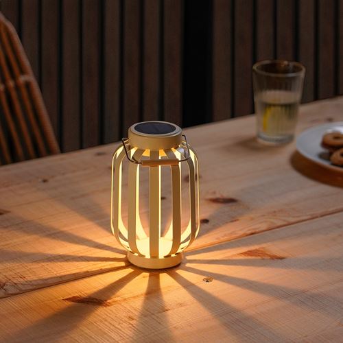 IKEA - SOLVINDEN, LED'li güneş enerjili aydınlatma, bej, 17 cm