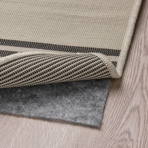 IKEA - VIRKLUND, rug, beige/dark grey, 160x230 cm