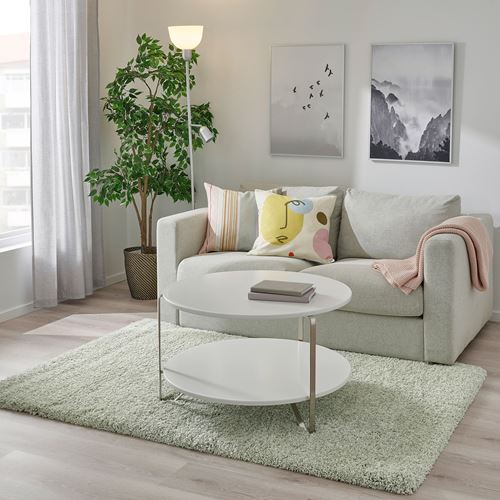 IKEA - VOLLERSLEV, büyük halı, açık yeşil, 133x195 cm