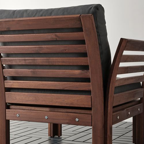 IKEA - APPLARÖ, garden armchair, brown