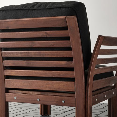 IKEA - APPLARÖ, garden armchair, brown