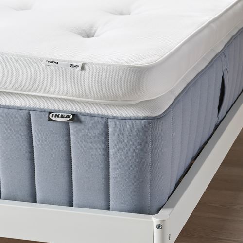 IKEA - TUSTNA, single mattress pad, white, 90x200 cm