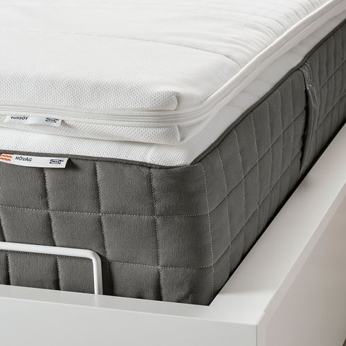 IKEA - TUSSÖY, single mattress pad, white, 90x200 cm