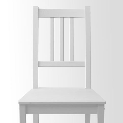 IKEA - STEFAN, wooden chair, white