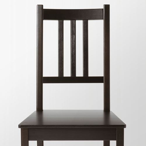 IKEA - STEFAN, wooden chair, blackbrown